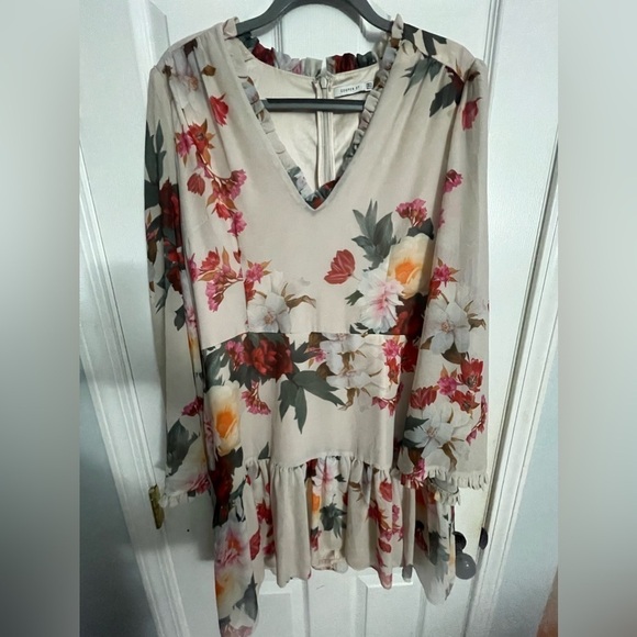 Cooper St Multicolor Floral Dress Ruffled - Picture 2 of 8